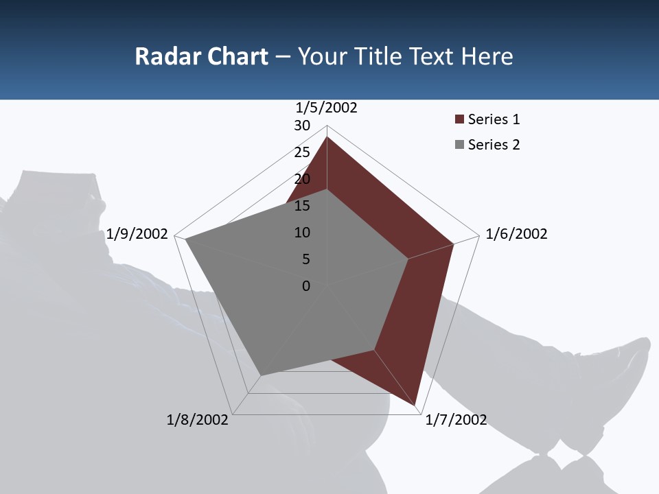 A Man Sitting On A Bean Bag Chair With A Book On His Head PowerPoint Template