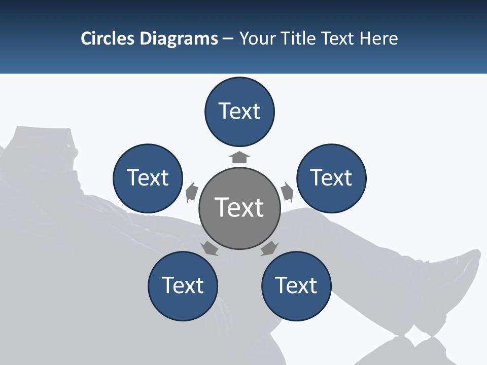 A Man Sitting On A Bean Bag Chair With A Book On His Head PowerPoint Template