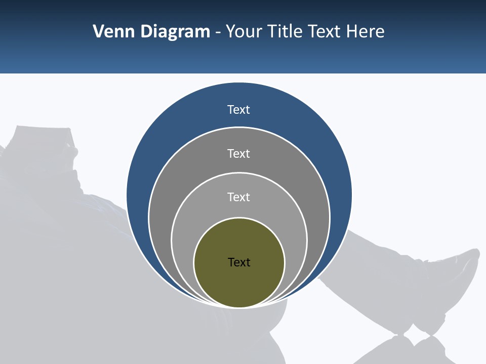 A Man Sitting On A Bean Bag Chair With A Book On His Head PowerPoint Template