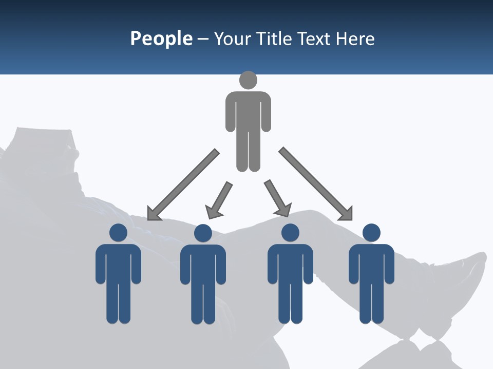 A Man Sitting On A Bean Bag Chair With A Book On His Head PowerPoint Template