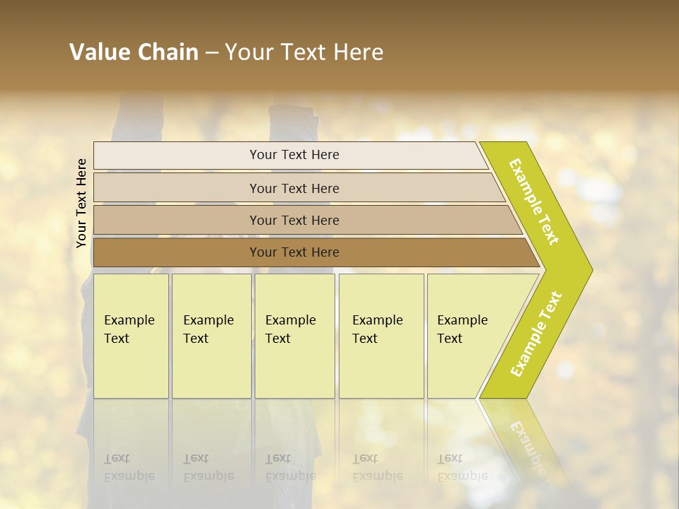 A Woman Is Holding Her Hands Up In The Air PowerPoint Template