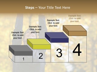 A Woman Is Holding Her Hands Up In The Air PowerPoint Template