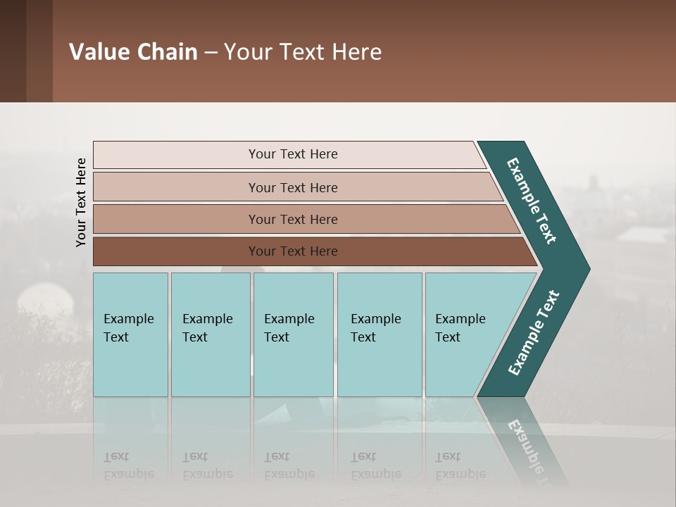 A Man Sitting On A Bench Talking On A Cell Phone PowerPoint Template