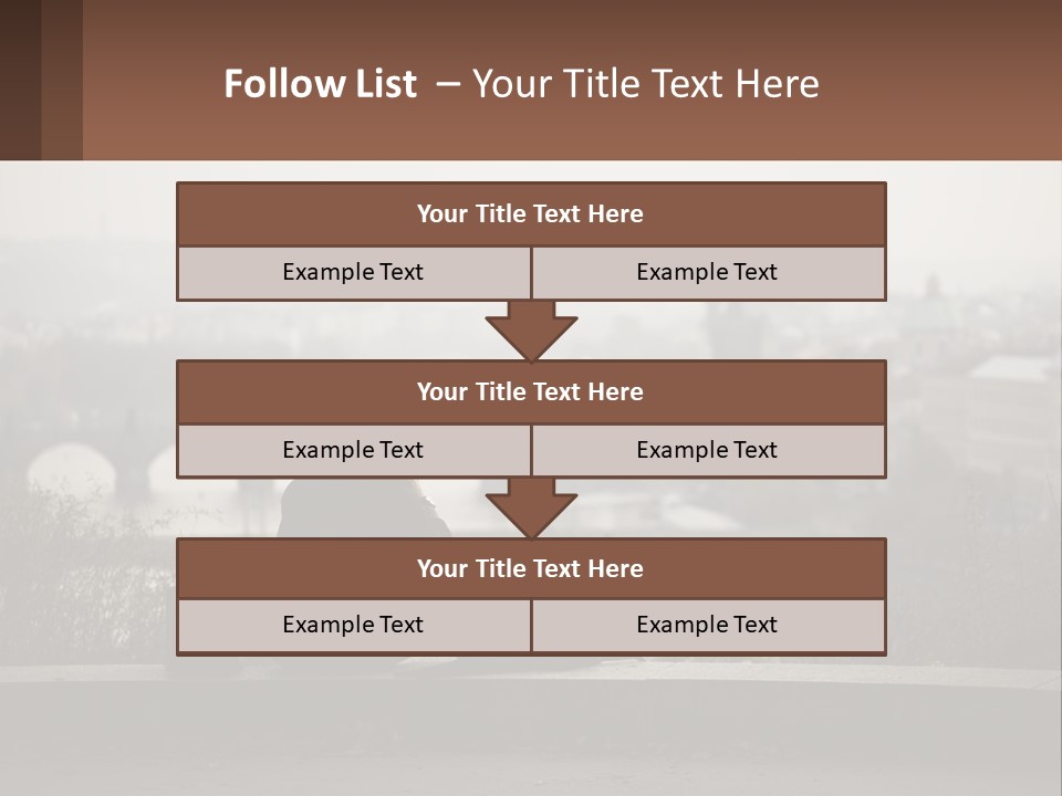 A Man Sitting On A Bench Talking On A Cell Phone PowerPoint Template
