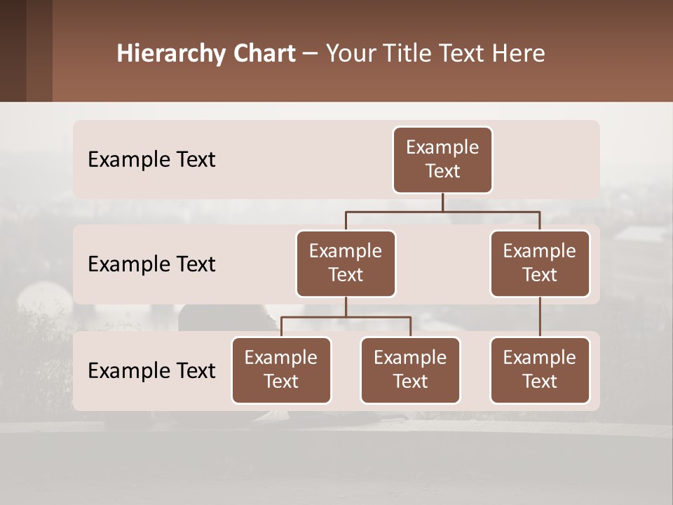 A Man Sitting On A Bench Talking On A Cell Phone PowerPoint Template