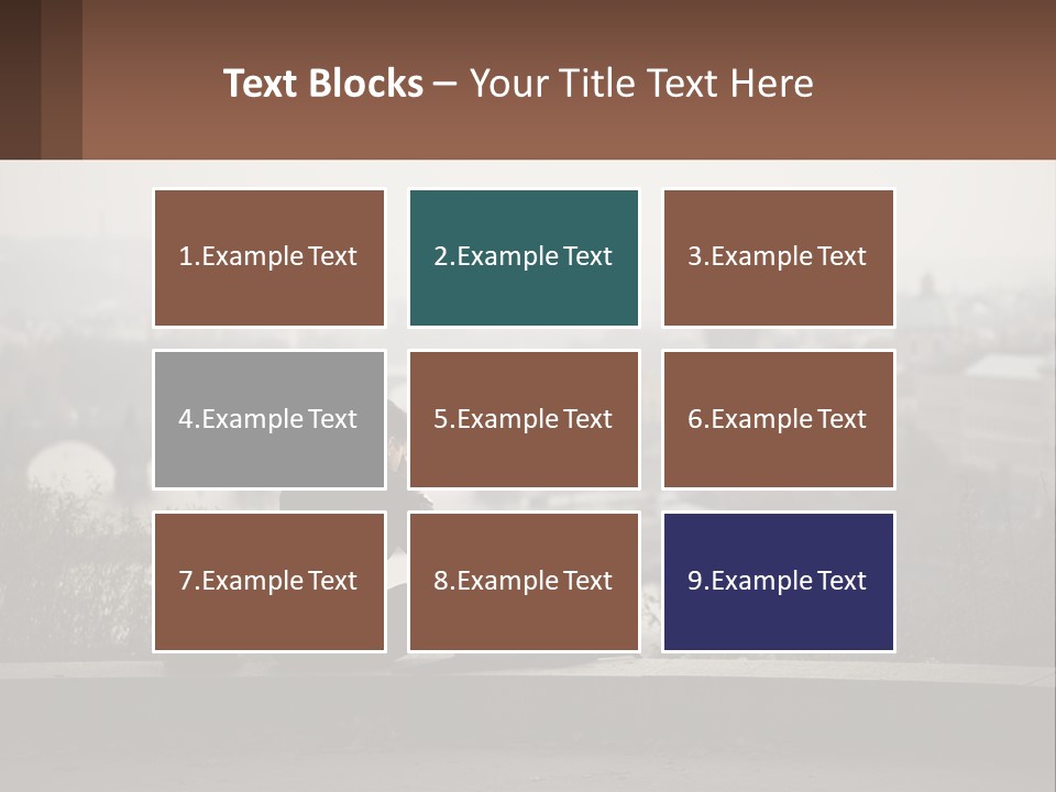 A Man Sitting On A Bench Talking On A Cell Phone PowerPoint Template