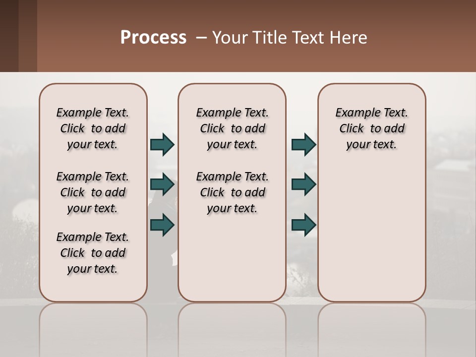 A Man Sitting On A Bench Talking On A Cell Phone PowerPoint Template