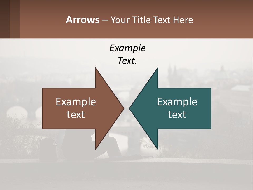 A Man Sitting On A Bench Talking On A Cell Phone PowerPoint Template