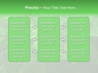 A Close Up Of A Green Leaf Powerpoint Template PowerPoint Template