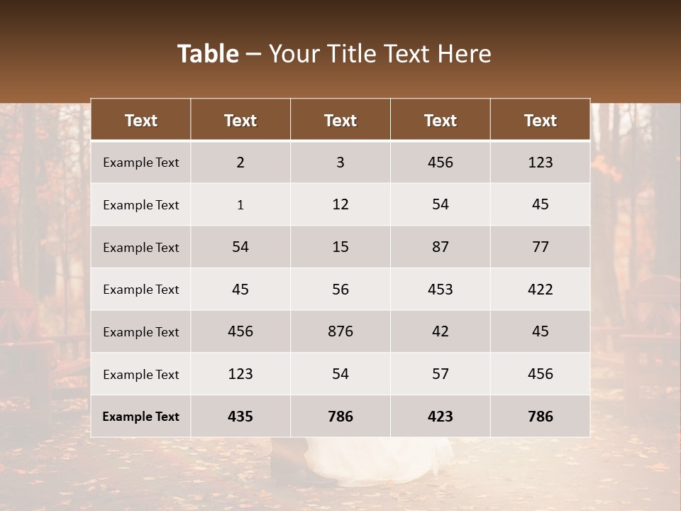 A Bride And Groom Kissing In A Park PowerPoint Template