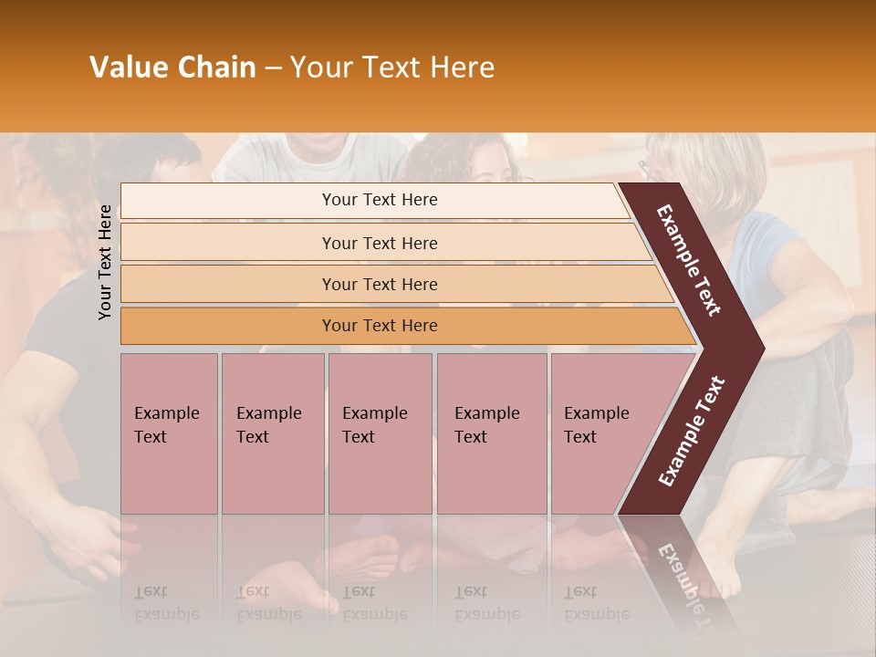 A Group Of People Sitting On A Yoga Mat PowerPoint Template