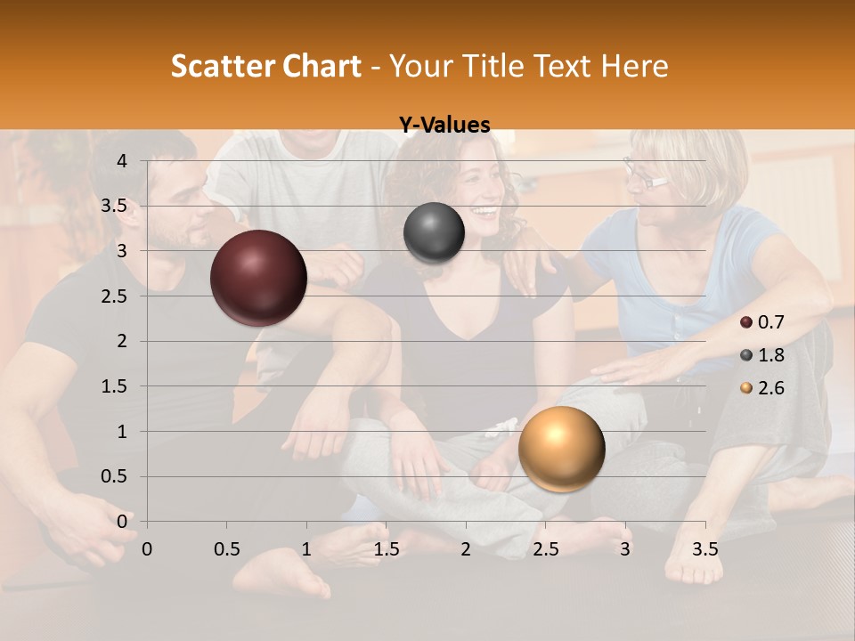 A Group Of People Sitting On A Yoga Mat PowerPoint Template