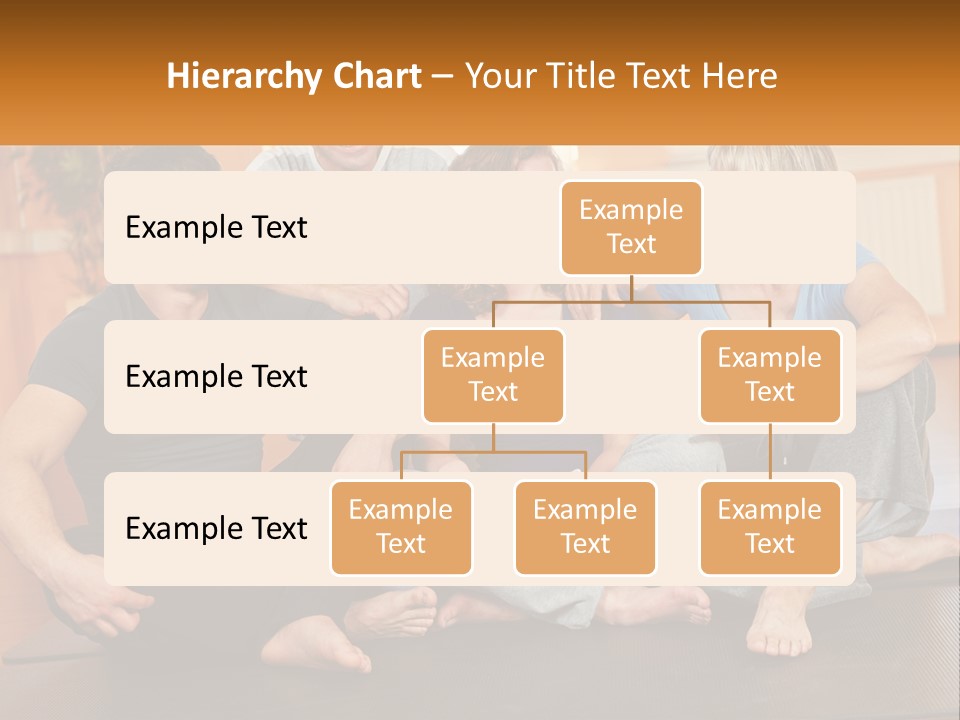 A Group Of People Sitting On A Yoga Mat PowerPoint Template