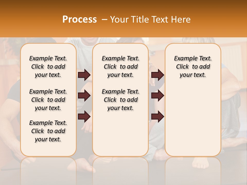 A Group Of People Sitting On A Yoga Mat PowerPoint Template