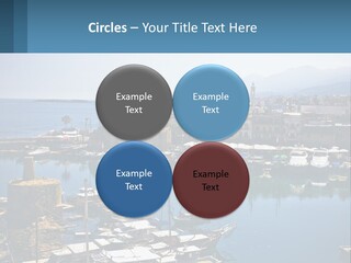 A Harbor Filled With Lots Of Boats On Top Of Water PowerPoint Template