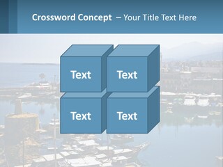 A Harbor Filled With Lots Of Boats On Top Of Water PowerPoint Template