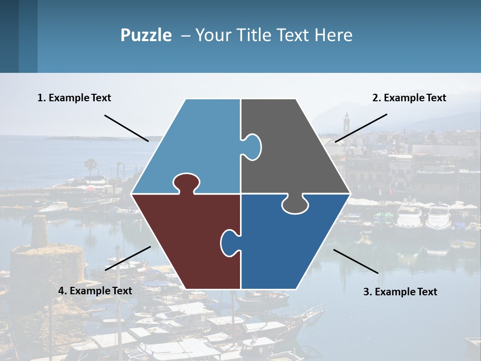 A Harbor Filled With Lots Of Boats On Top Of Water PowerPoint Template