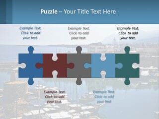 A Harbor Filled With Lots Of Boats On Top Of Water PowerPoint Template