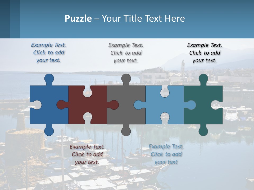 A Harbor Filled With Lots Of Boats On Top Of Water PowerPoint Template