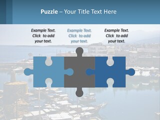 A Harbor Filled With Lots Of Boats On Top Of Water PowerPoint Template