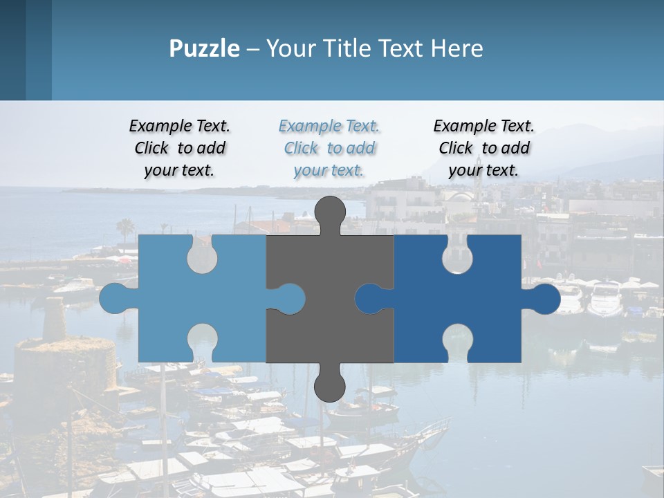 A Harbor Filled With Lots Of Boats On Top Of Water PowerPoint Template