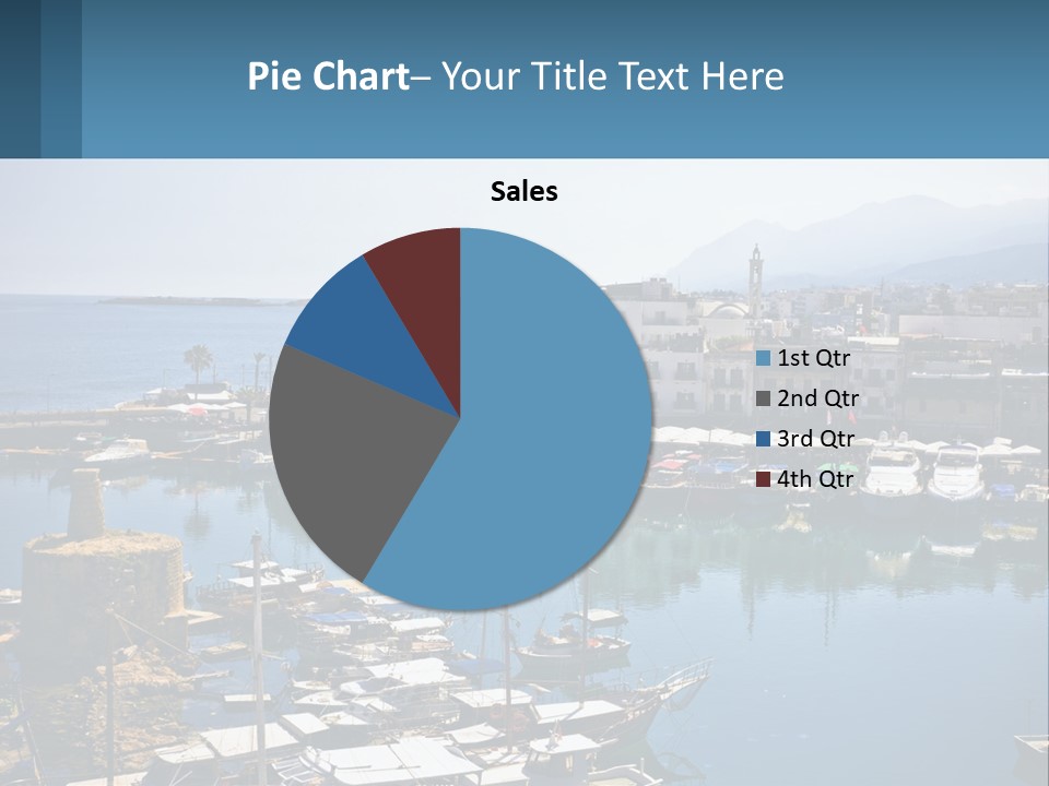 A Harbor Filled With Lots Of Boats On Top Of Water PowerPoint Template