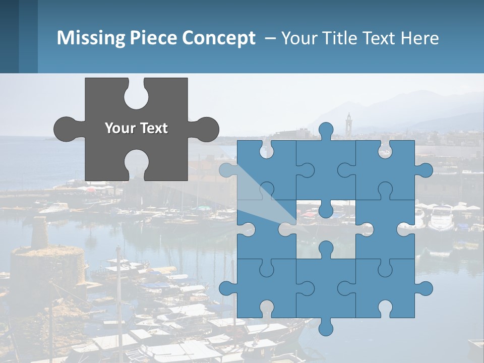 A Harbor Filled With Lots Of Boats On Top Of Water PowerPoint Template