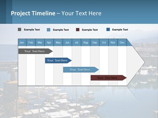 A Harbor Filled With Lots Of Boats On Top Of Water PowerPoint Template
