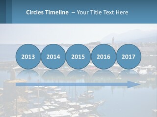 A Harbor Filled With Lots Of Boats On Top Of Water PowerPoint Template