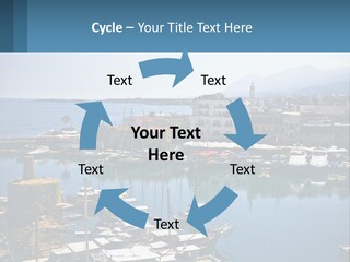 A Harbor Filled With Lots Of Boats On Top Of Water PowerPoint Template