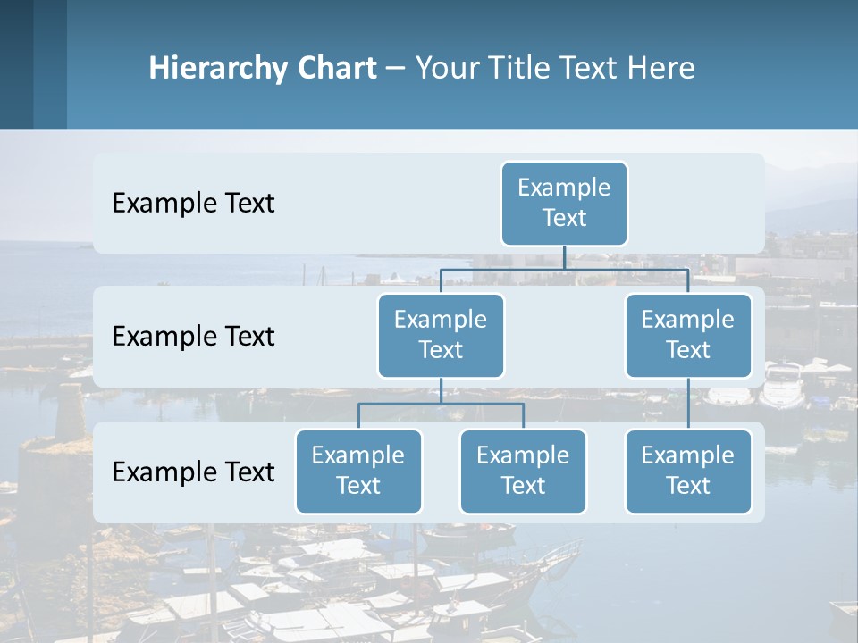 A Harbor Filled With Lots Of Boats On Top Of Water PowerPoint Template