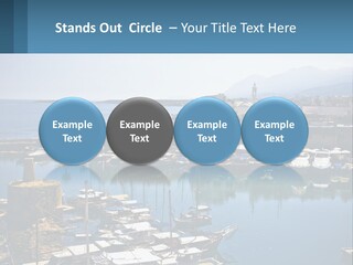 A Harbor Filled With Lots Of Boats On Top Of Water PowerPoint Template