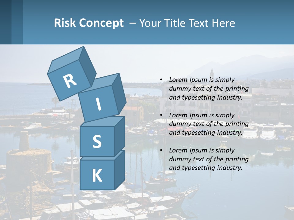 A Harbor Filled With Lots Of Boats On Top Of Water PowerPoint Template