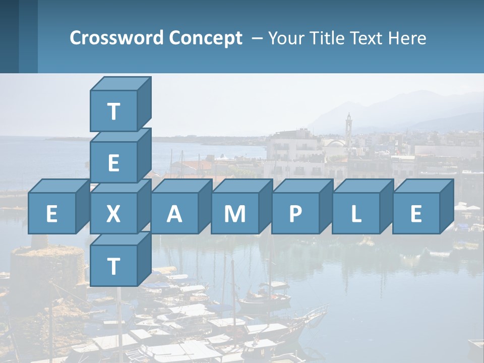 A Harbor Filled With Lots Of Boats On Top Of Water PowerPoint Template