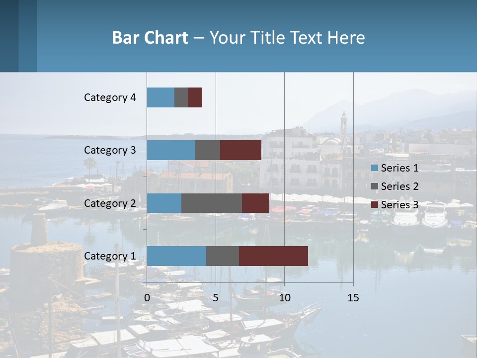 A Harbor Filled With Lots Of Boats On Top Of Water PowerPoint Template