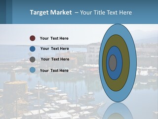 A Harbor Filled With Lots Of Boats On Top Of Water PowerPoint Template