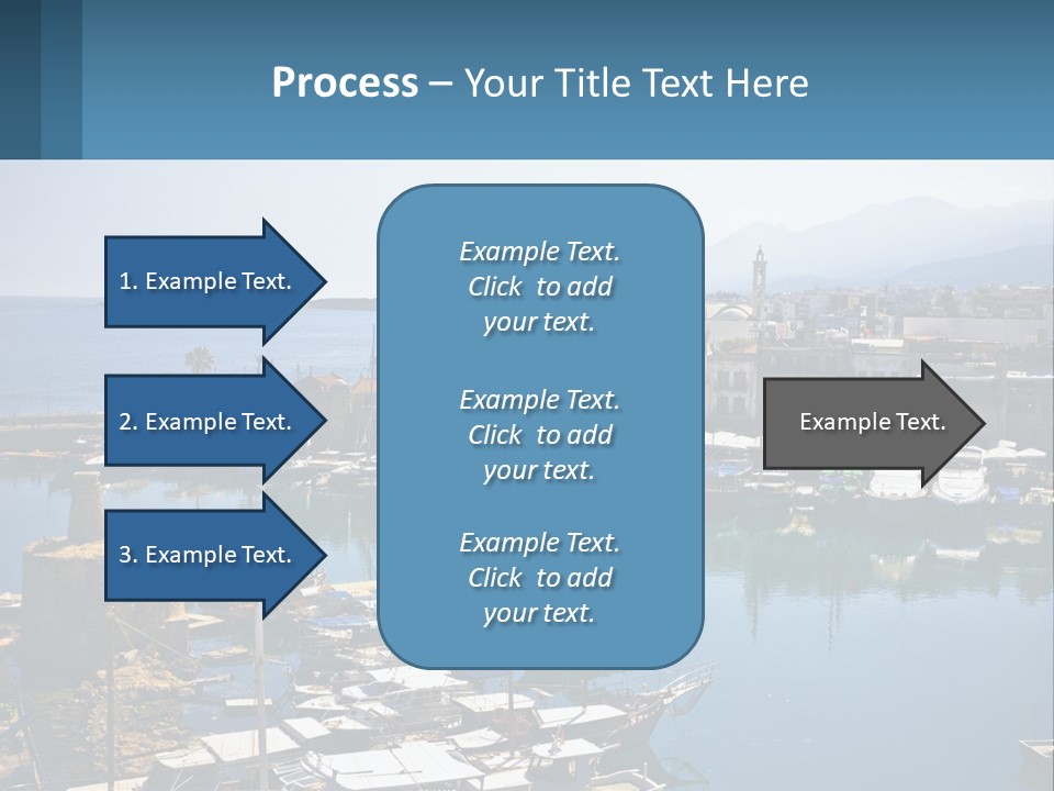 A Harbor Filled With Lots Of Boats On Top Of Water PowerPoint Template
