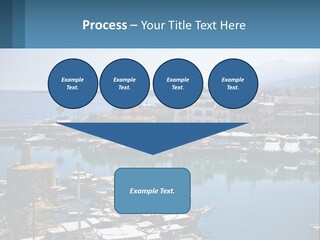 A Harbor Filled With Lots Of Boats On Top Of Water PowerPoint Template