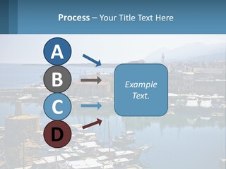 A Harbor Filled With Lots Of Boats On Top Of Water PowerPoint Template