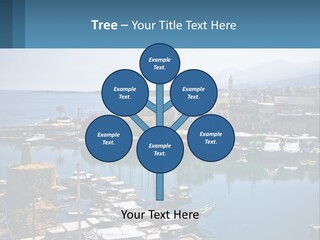 A Harbor Filled With Lots Of Boats On Top Of Water PowerPoint Template