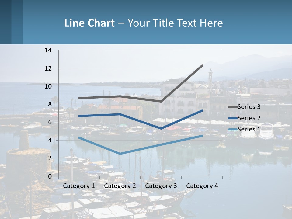 A Harbor Filled With Lots Of Boats On Top Of Water PowerPoint Template
