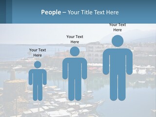 A Harbor Filled With Lots Of Boats On Top Of Water PowerPoint Template
