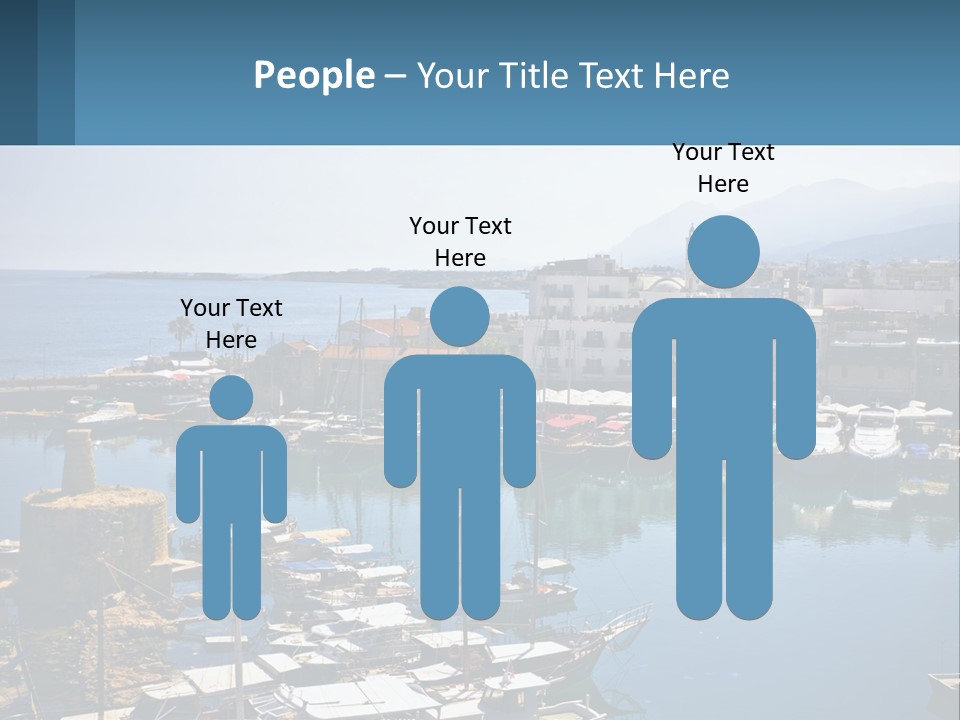 A Harbor Filled With Lots Of Boats On Top Of Water PowerPoint Template