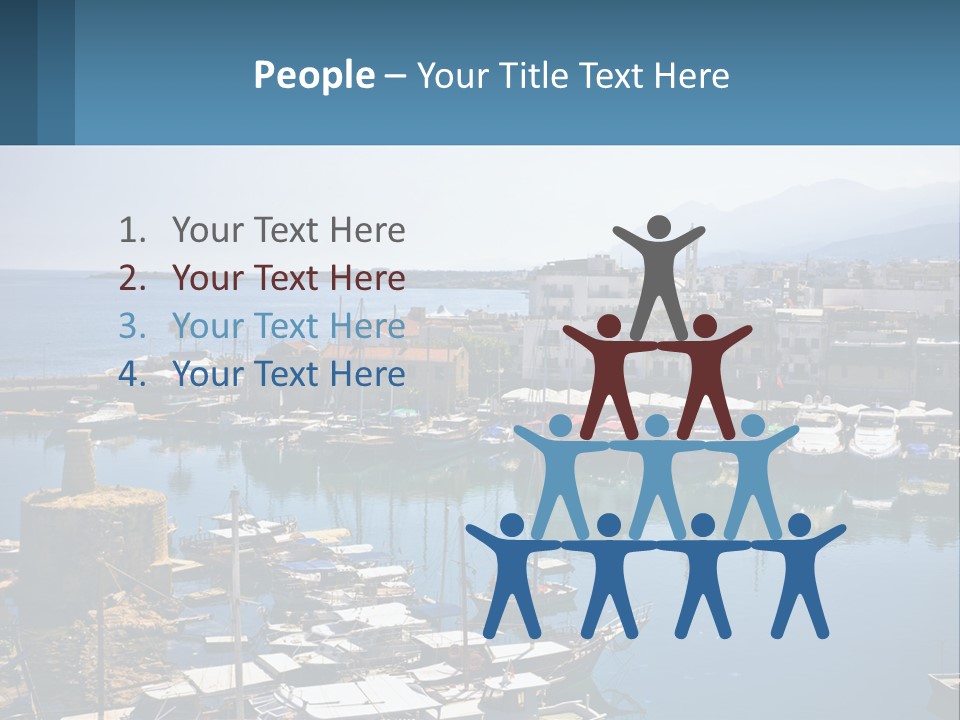 A Harbor Filled With Lots Of Boats On Top Of Water PowerPoint Template
