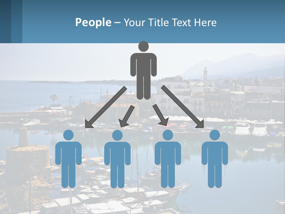 A Harbor Filled With Lots Of Boats On Top Of Water PowerPoint Template