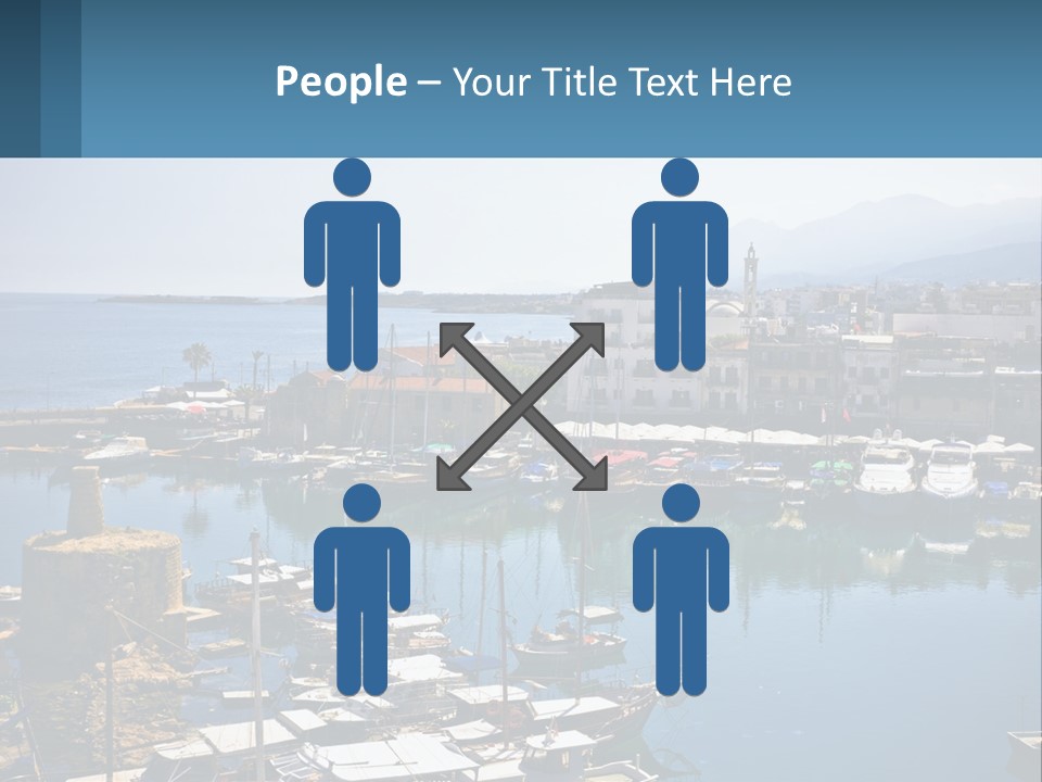 A Harbor Filled With Lots Of Boats On Top Of Water PowerPoint Template