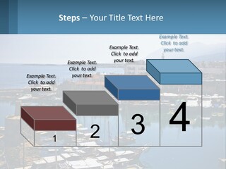 A Harbor Filled With Lots Of Boats On Top Of Water PowerPoint Template