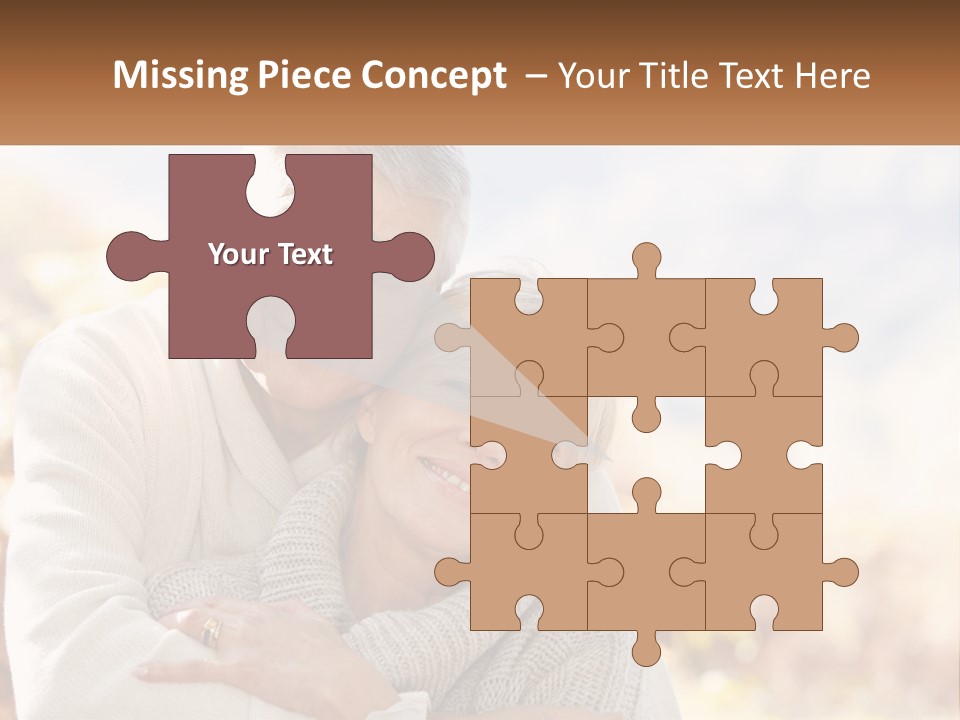 A Man And A Woman Hugging Each Other PowerPoint Template