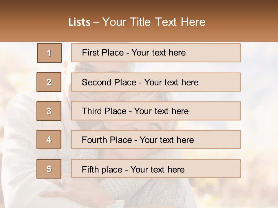 A Man And A Woman Hugging Each Other PowerPoint Template