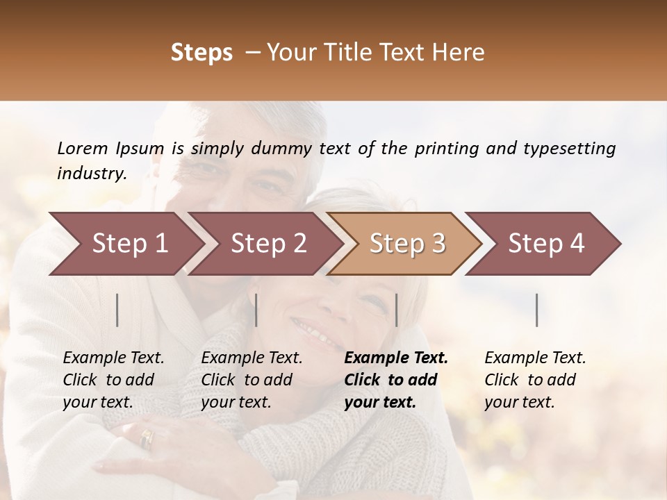 A Man And A Woman Hugging Each Other PowerPoint Template